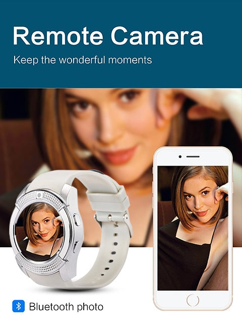 Smartwatch with Camera for iOS and Android Devices