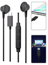 Type C Earphone with Microphone and Volume Control -Black