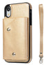 iPhone XR(6.1") Kickstand Wallet Case with Credit Card Pockets