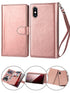 iPhone Xs Max (6.5") 2 in 1 Leather Wallet Case With 9 Credit Card Slots and Removable Back Cover 