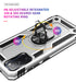 Samsung Galaxy S20 FE-5G dual colors ring magnetic GPS car mount Phone holder case